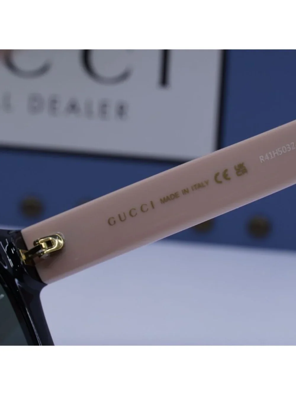 Gucci GG1338S 006 Square Sunglasses - Black / Pink / Grey